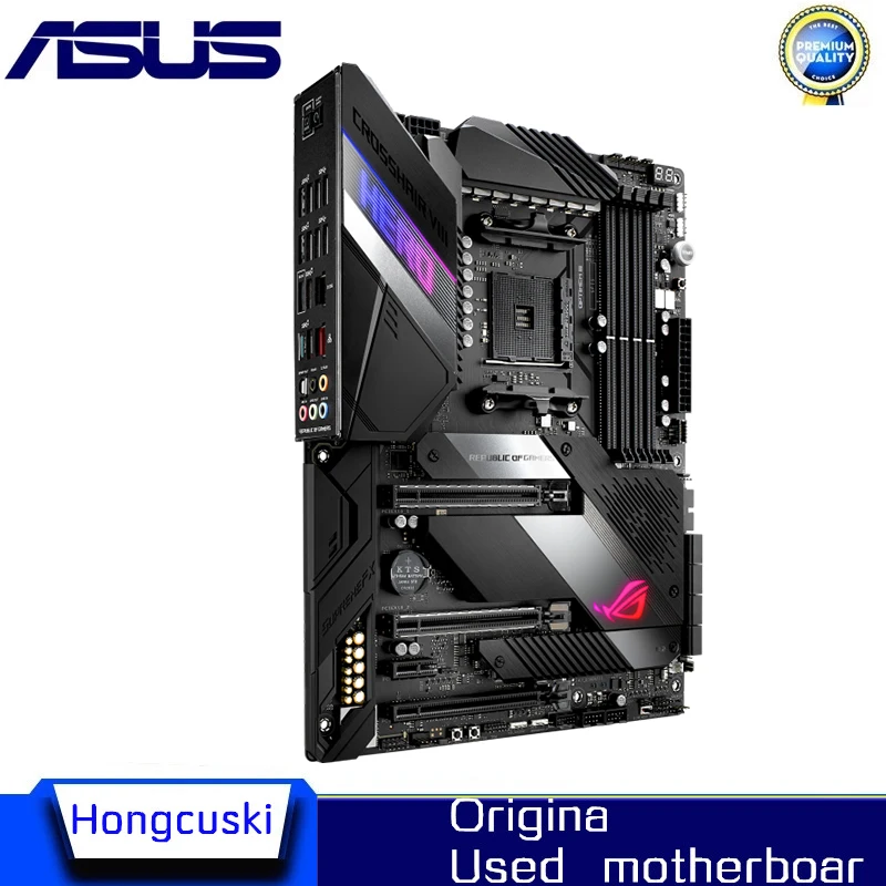 ASUS ROG CROSSHAIR VIII HERO X570 اللوحة الأم المقبس AM4 DDR4 اللوحة الرئيسية