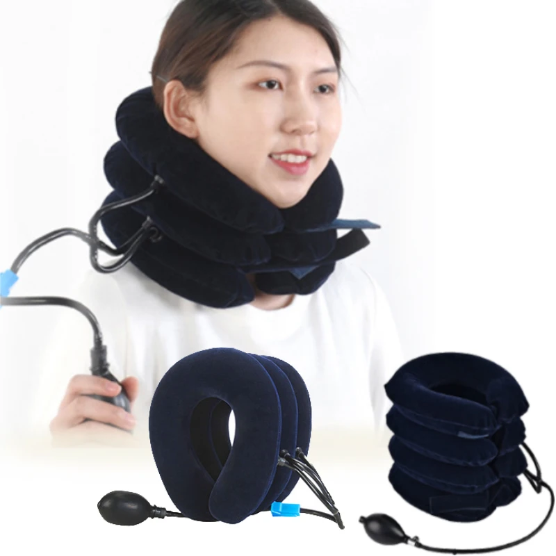 5 styles Neck Stretcher Exercise Orthopedic Cervical Spondylosis Vertebra Traction Therapy Device Pillow Chiropractic Collar