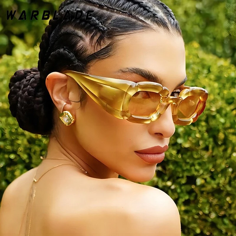 

Y2K Glasses Women Lovely Oval Men New Fashion Design Cloud Shape Punk Sunglasses Luxury Brand Popular Shades UV400 Lentes De Sol