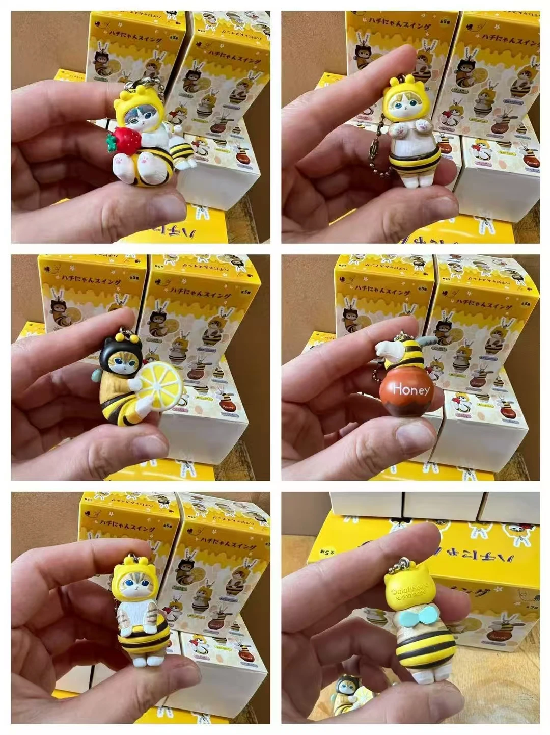 Geformte Mofusand Biene Blind Box Twisted Egg Bee Katze Anime Figur Ornament süße Puppe handgemachte Modell Dekoration Spielzeug Geburtstagsgeschenk – Detail 2