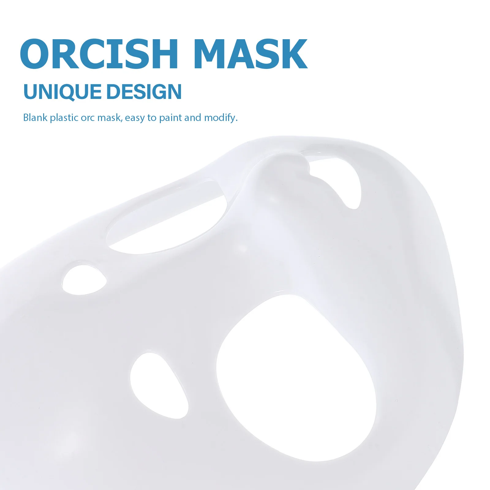 2 szt. Niepomalowana baza maski zwierzęcej, głowa fursuitu, pusta, do samodzielnego wykonania na Halloween, bal maskowy, akcesorium do kostiumu, baza fursuitu