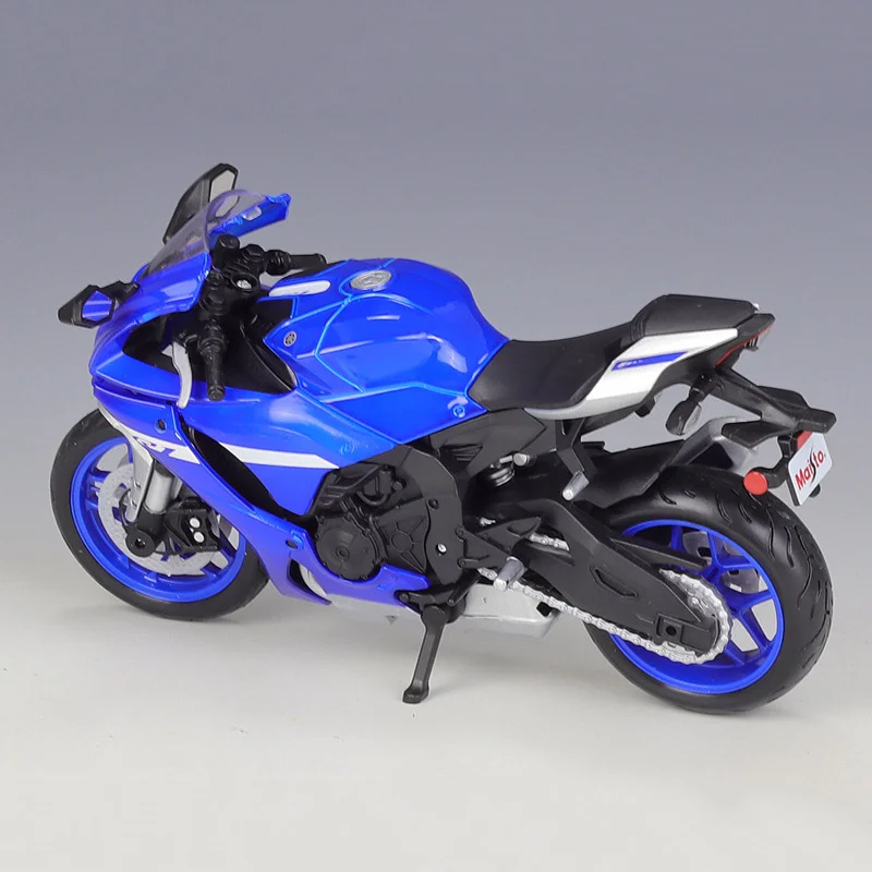 Maisto 1:12 2021 YAMAHA YZF-R1 Alloy Racing Motorcycle Model Metal Street Sports Motorcycle Model High Simulation Kids Toy Gifts