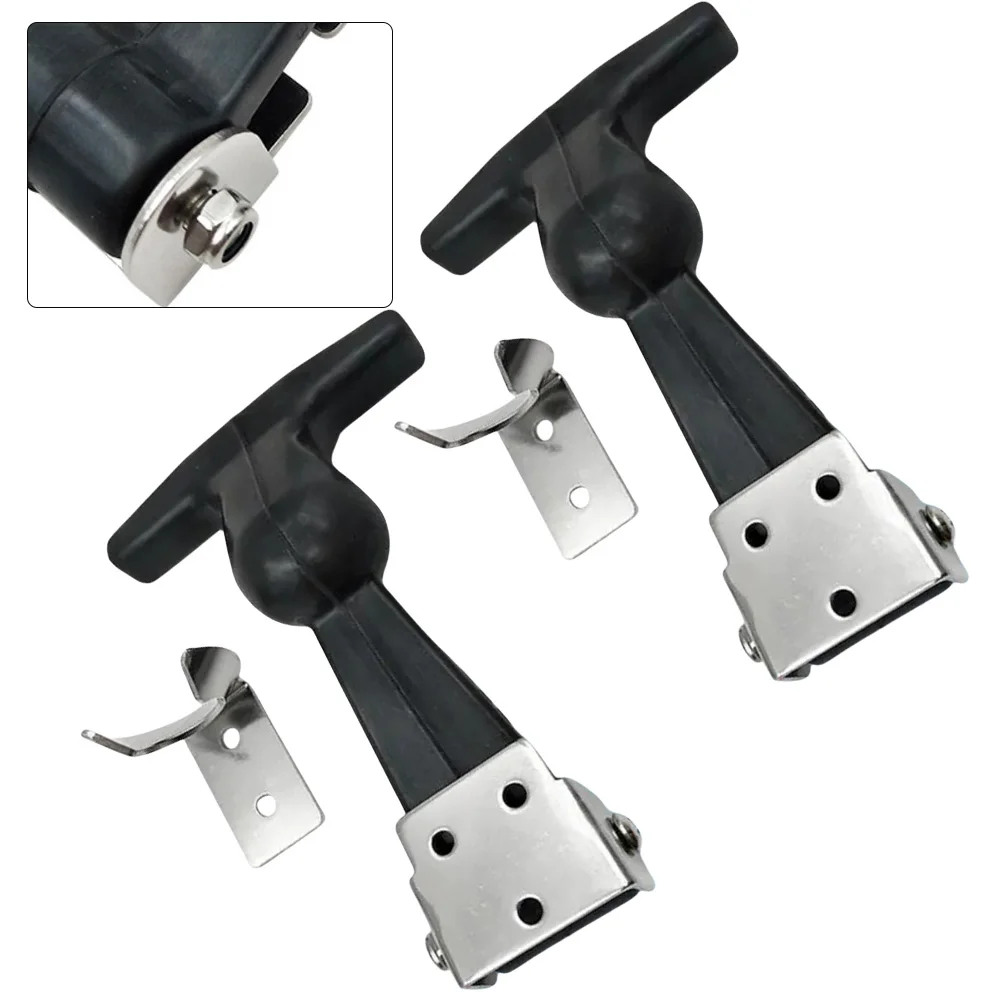 

2 пары автомобильных резиновых держателей капота для ящика для инструментов, крепеж для капота двигателя автомобиля, пряжки для коробки капота двигателя