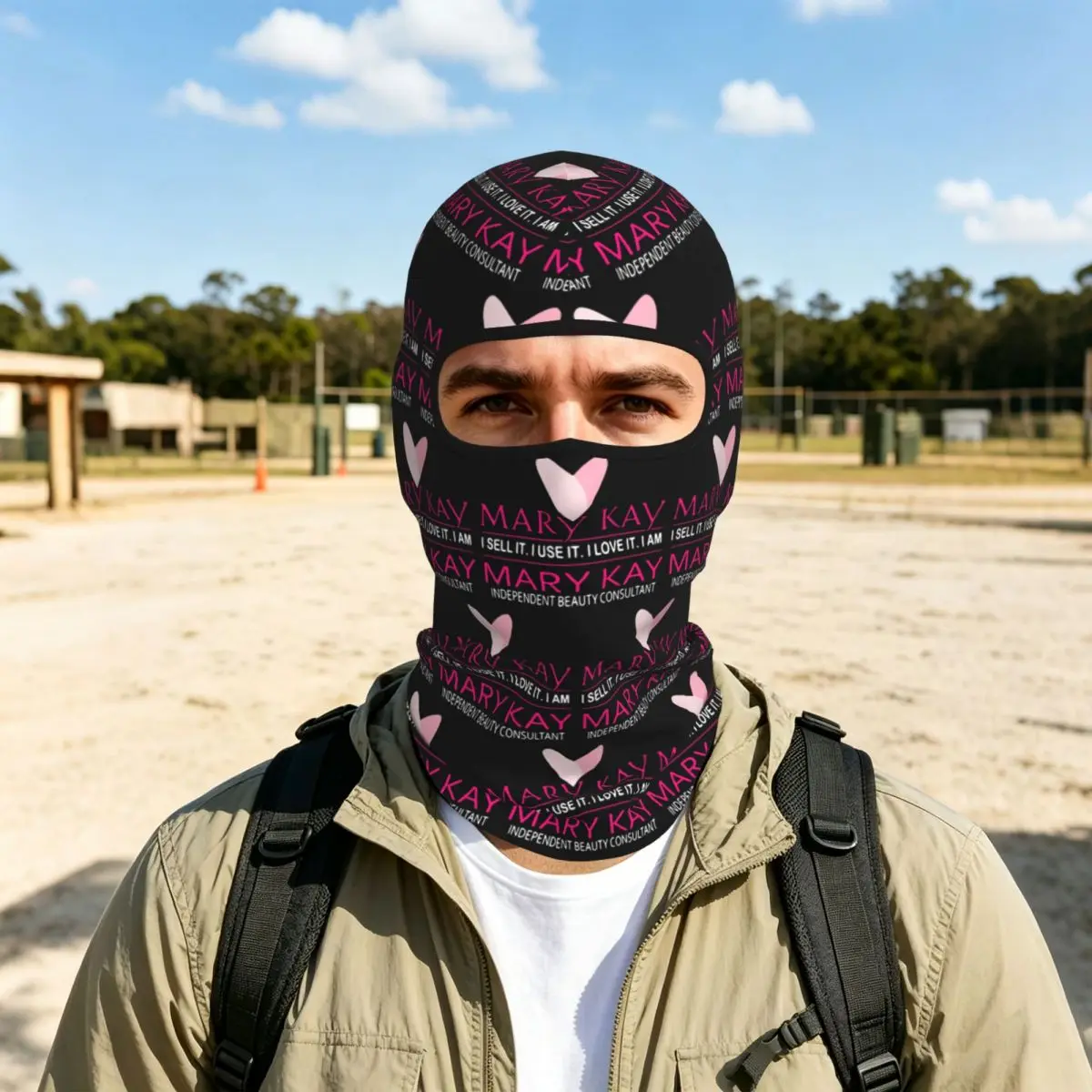 Top Mary Kay I Sell It I Use It Thin Balaclava Full Face Mask Sun Protection Neck Gaiter For Motorcycle Cycling Fishing Outdoor