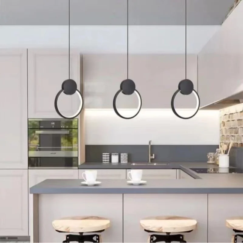 

Modern minimalist bedside pendant light, internet famous bedroom new Nordic minimalist high-end living room dining bar light lux