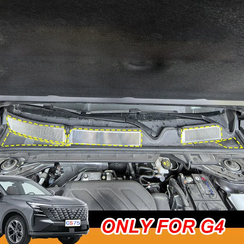 5pcs for Changan CS75PLUS G4 2026 Front Cabin Insect Proof Cover Air Conditioning Intake Protection Cover