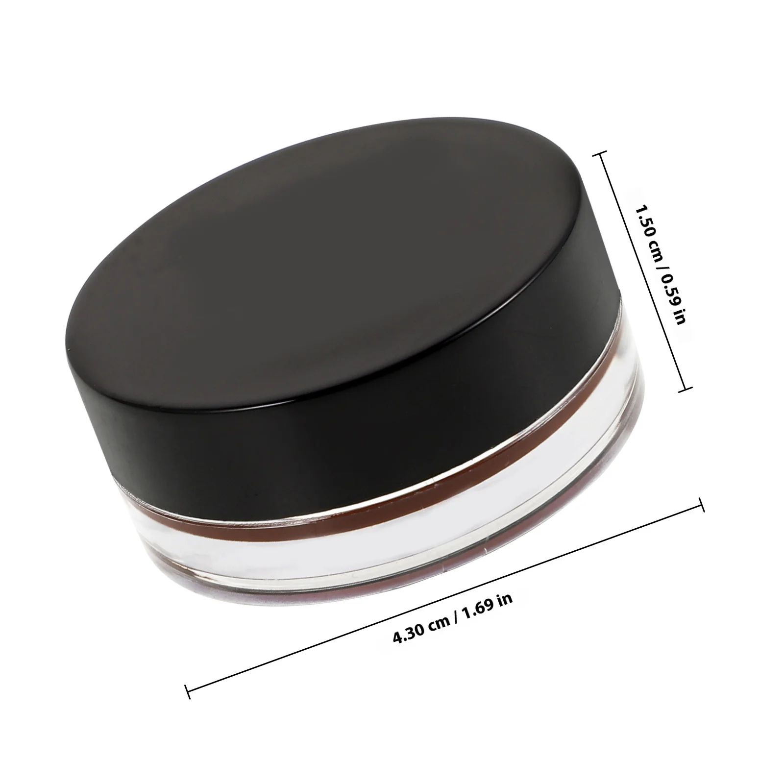 Wenkbrauwstylinggel Waterdicht Langdurig Donkerbruin Wenkbrauwinstelgel voor gedefinieerde natuurlijke uitstraling Geschikt voor alle huidtinten Dagelijks gebruik