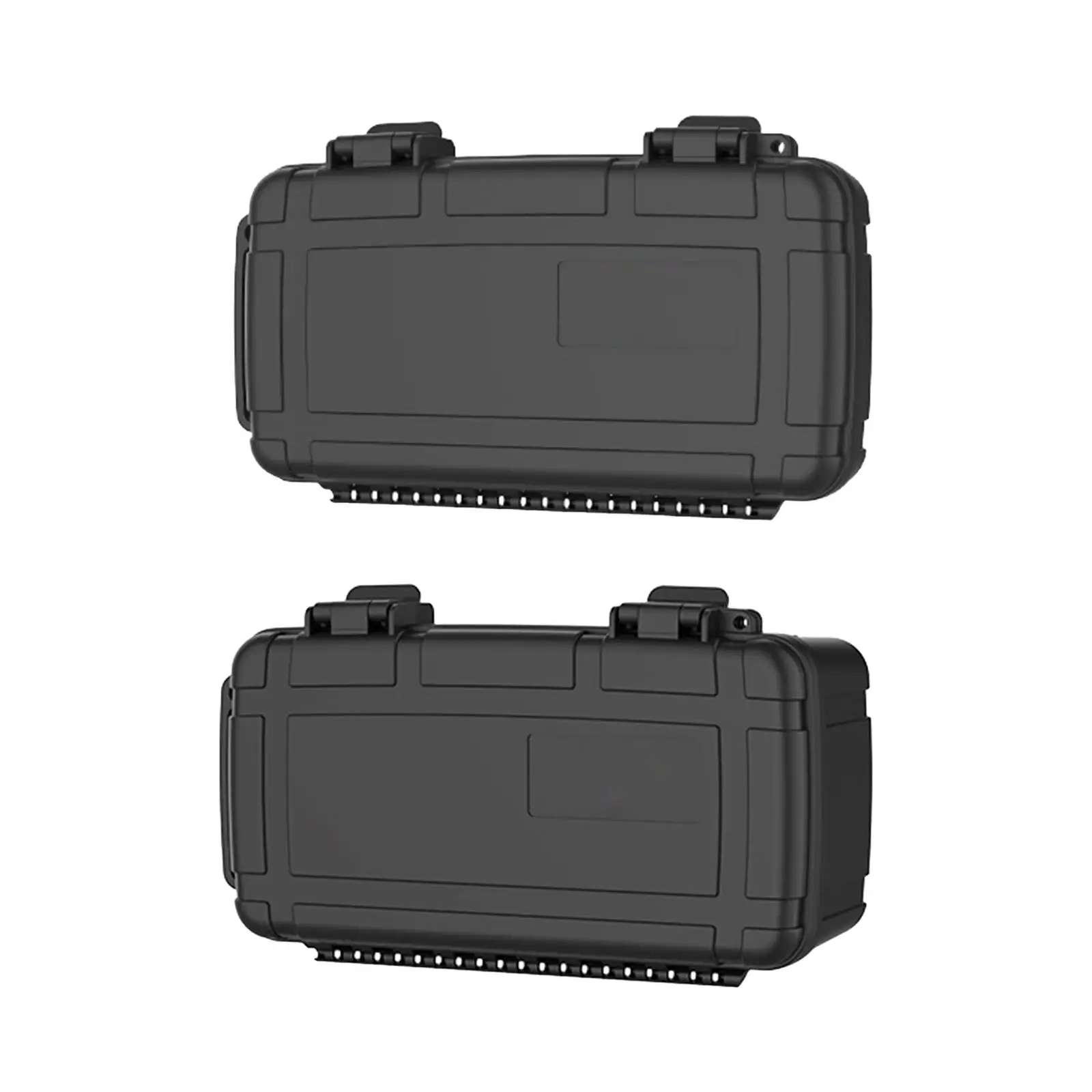 Scatola portautensili versatile con contenitore con inserto in schiuma Custodia rigida antiurto antipolvere con manico per elettronica Nero Robusto