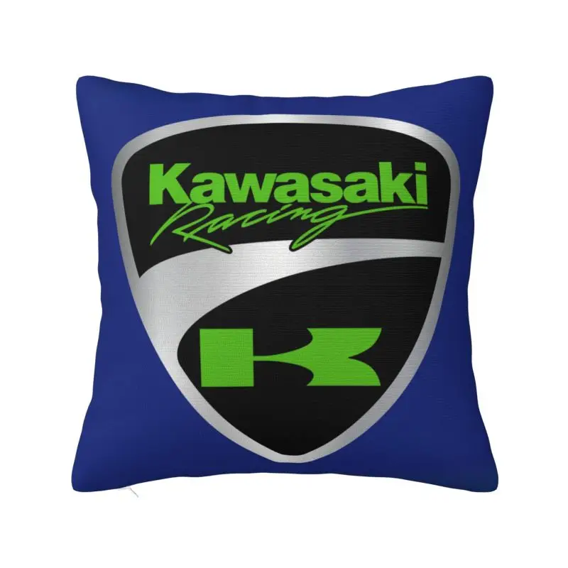 

Custom Sport Racing Motorcycles Kawasakis Cushion Cover 40x40cm Velvet Luxury Pillow Cases