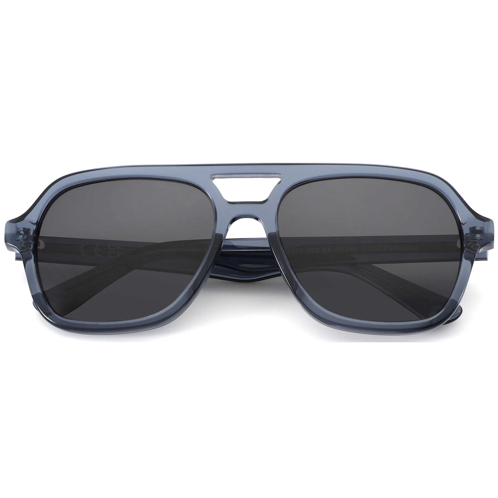 ZENOTTIC 2025 Trend Aviator Polarisierte Sonnenbrille, handgefertigt, Acetat, UV400-Schutz, Piloten-Sonnenbrille für Damen und Herren – Detail 20