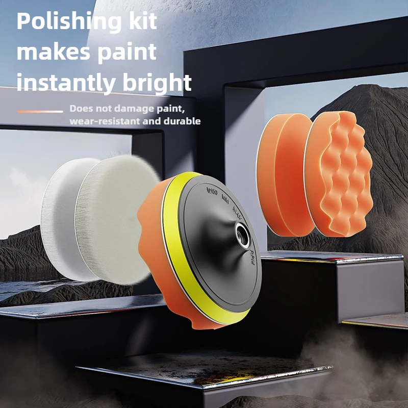 

Plush Disc for Polishing Attachment Scratch Repair Polisher Polishing Pad Set Buffing Kit Polish Accessories Pads Tools Tool