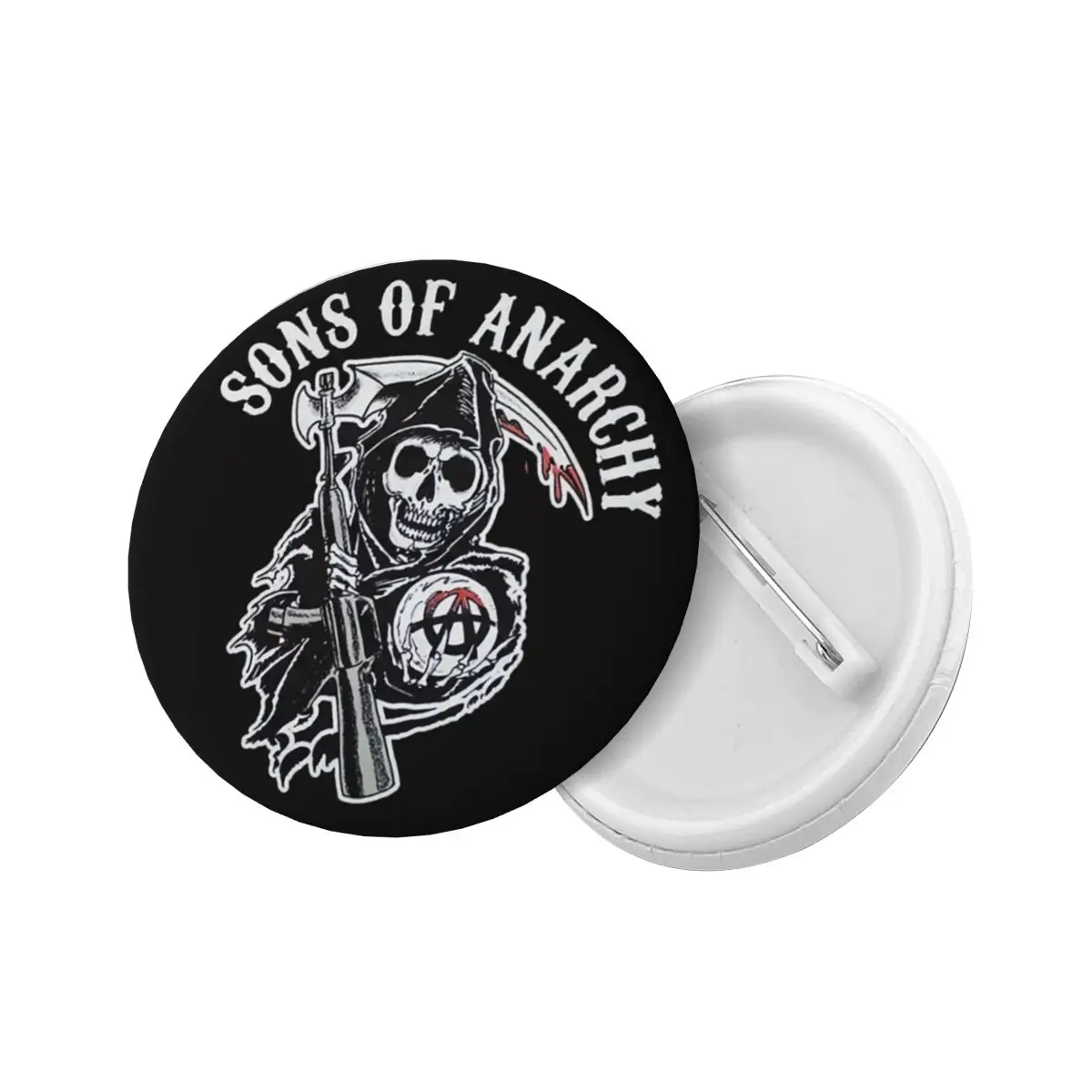 Personalize Sons Of Anarchys Horror Tv Movie Button Pin for Clothes Badges Brooch Pinback Gift