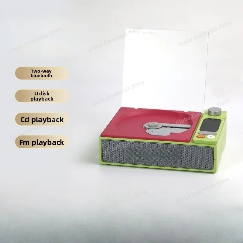 

CD Player Bluetooth 5.0 Built-in Speaker Portable Rechargeable Support CD CD-R MP3 WMA USB 3.5mm AUX 87.5MHZ-108.MHZ