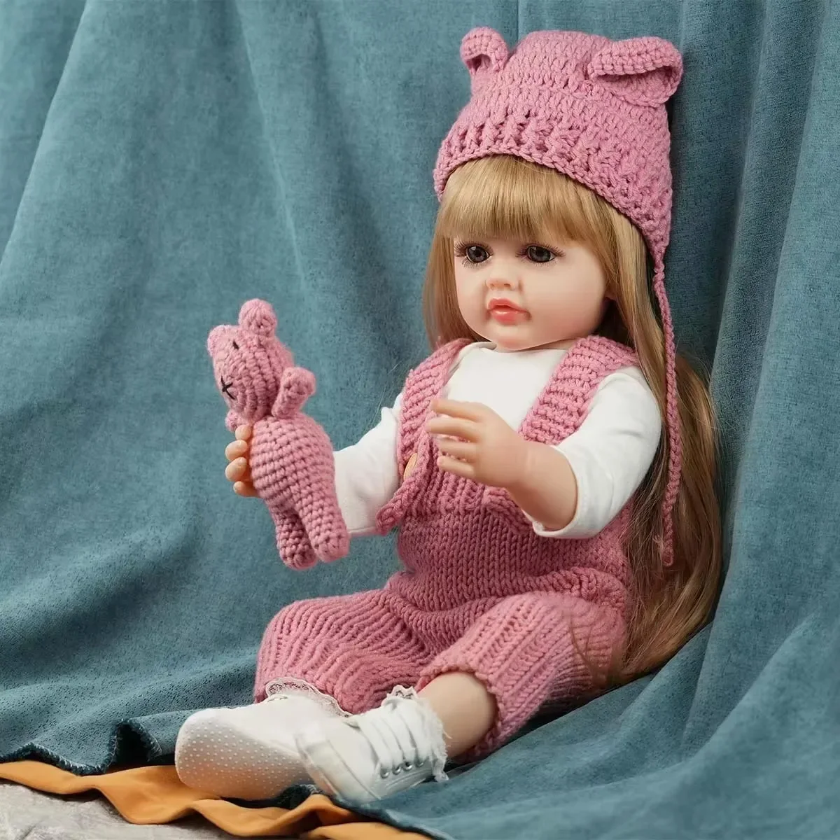 

Кукла JOYORA 55 см, виниловая, реалистичная, ручной работы, высококачественная, модная, с 3D-эффектом кожи, полностью раскрашенная, подарок на день рождения