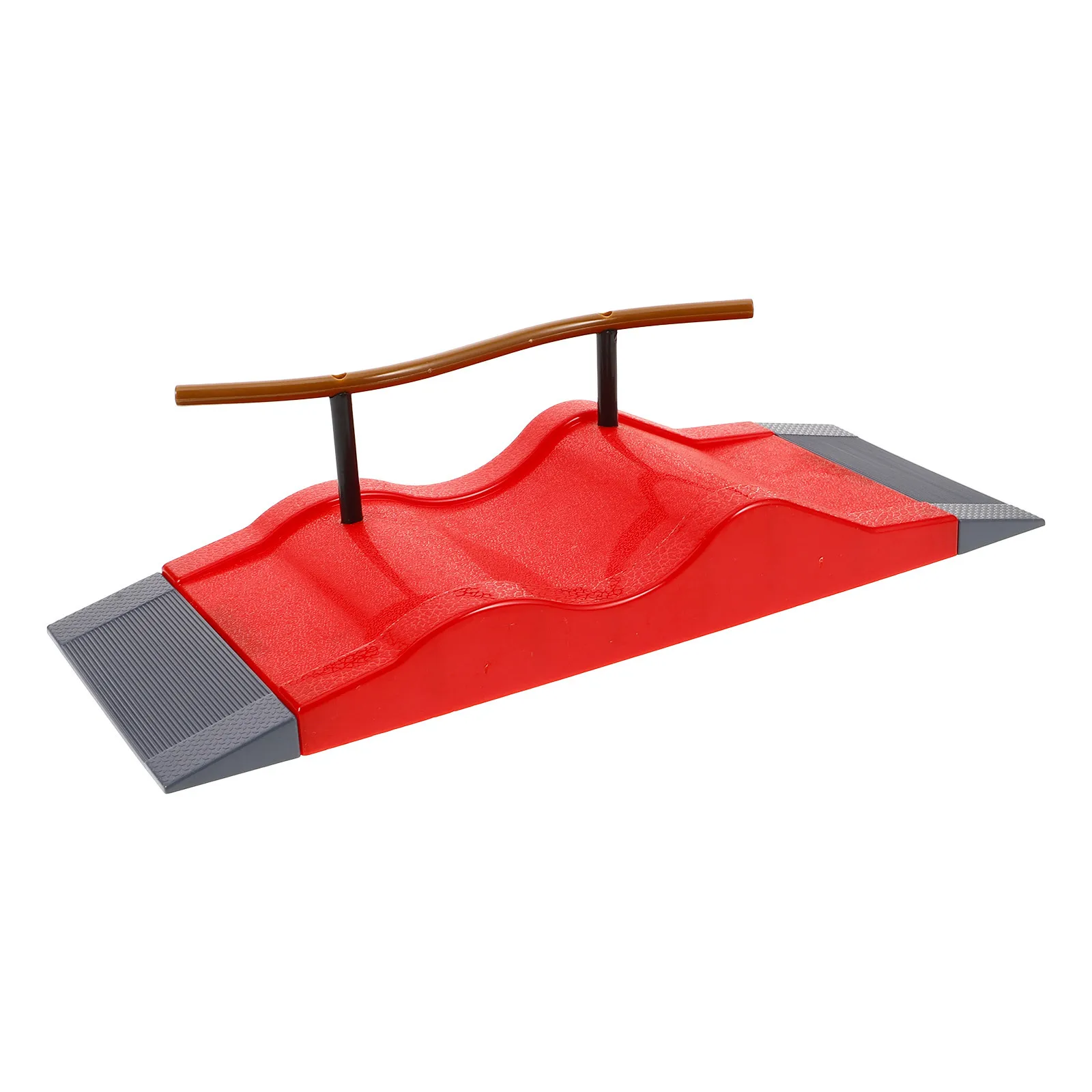 Rampa per skateboard da dito Mini Skate Park Piattaforma per skateboard in plastica Accessori per pattini da dito Skateboard con tastiera