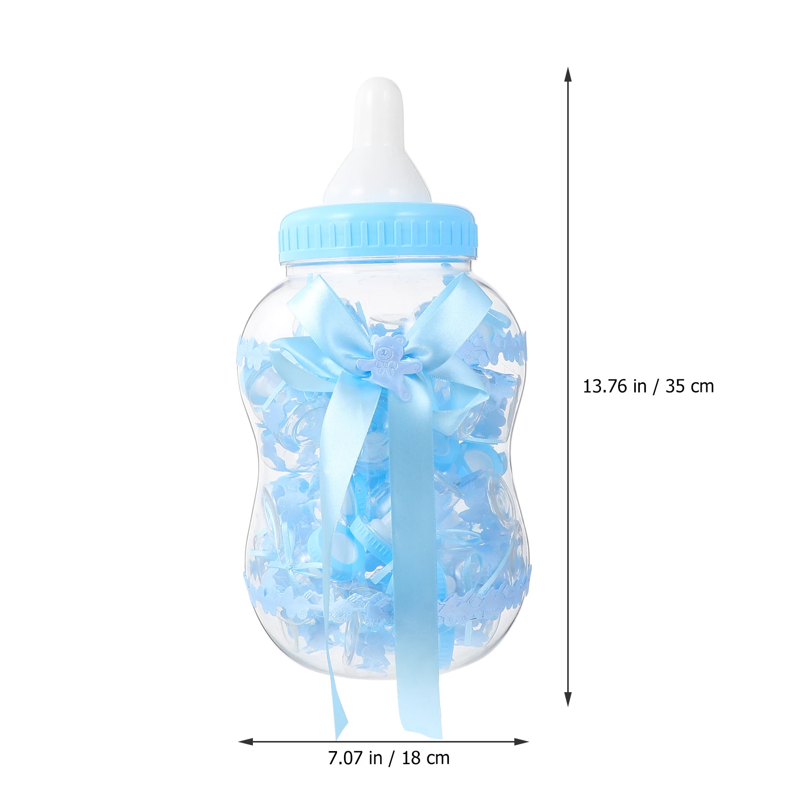 

31pcs Milk Bottle Candy Boxes Plastic Piggy Bank Baby Gifts Container Case for Party Favor Gift Storage Holiday Packaging