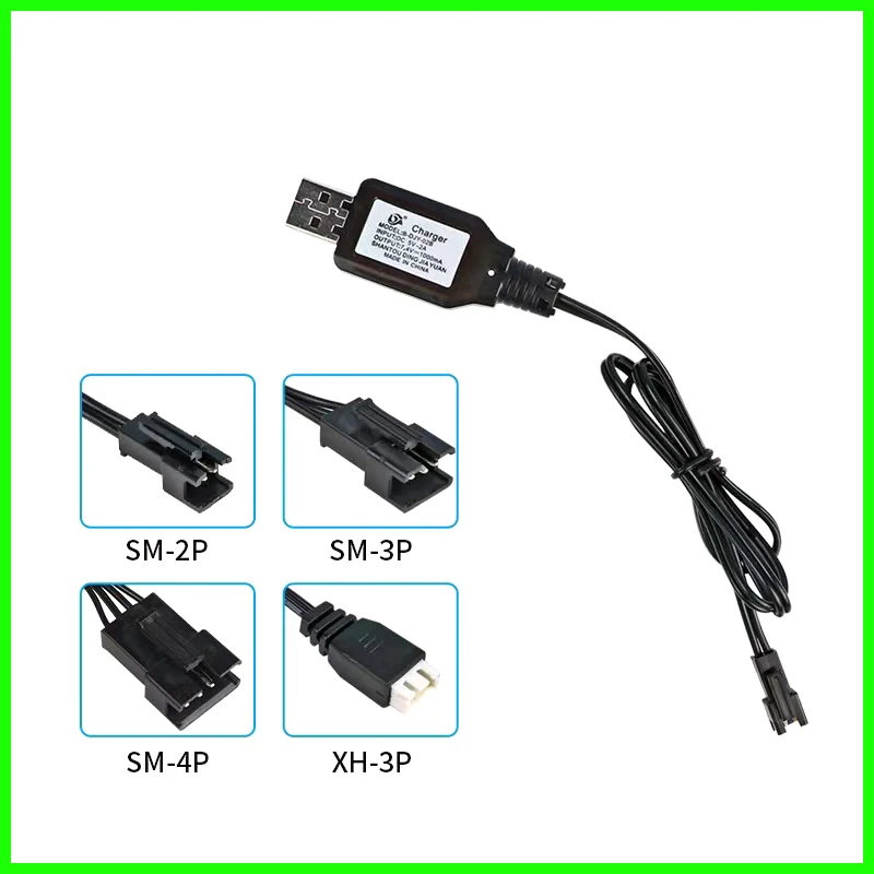 

Новый! Зарядное устройство 7,4 В (3,7 В X2) SM-2P/3P SM-4P, обратный XH-3P/4P, литий-ионный аккумулятор, электрические радиоуправляемые игрушки, автомобиль, лодка, зарядка через USB