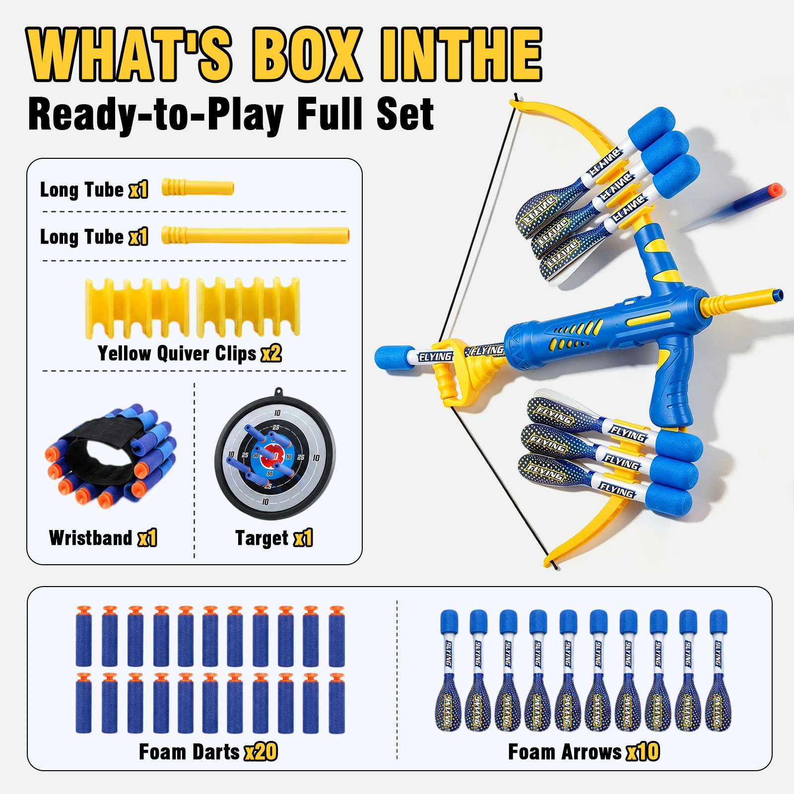 MQUDUO Kids Bow and Arrow Toy  - Archery Set Kids Foam review and price