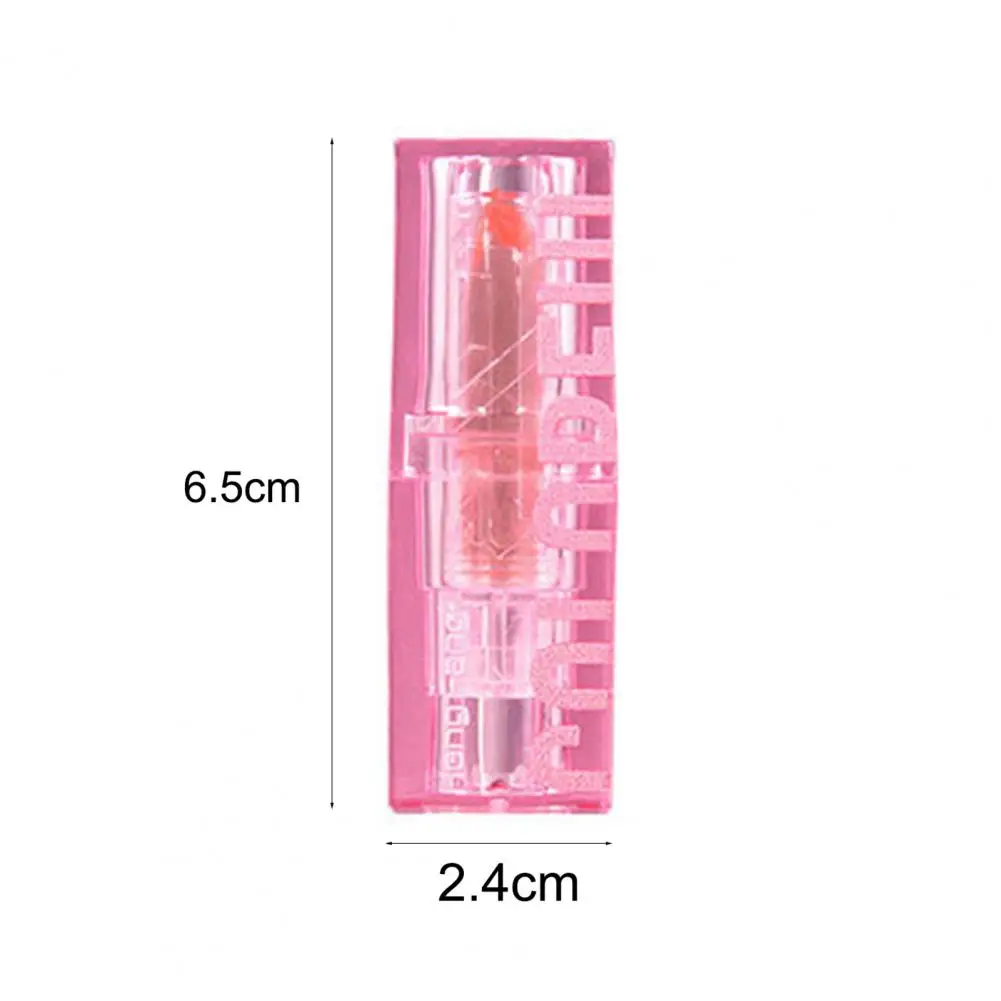 샤이닝 크리스탈 매직 컬러 립스틱, 투명 립밤, 오래 지속되는 보습, 영양 립 케어, 천연 젤리 립 스틱