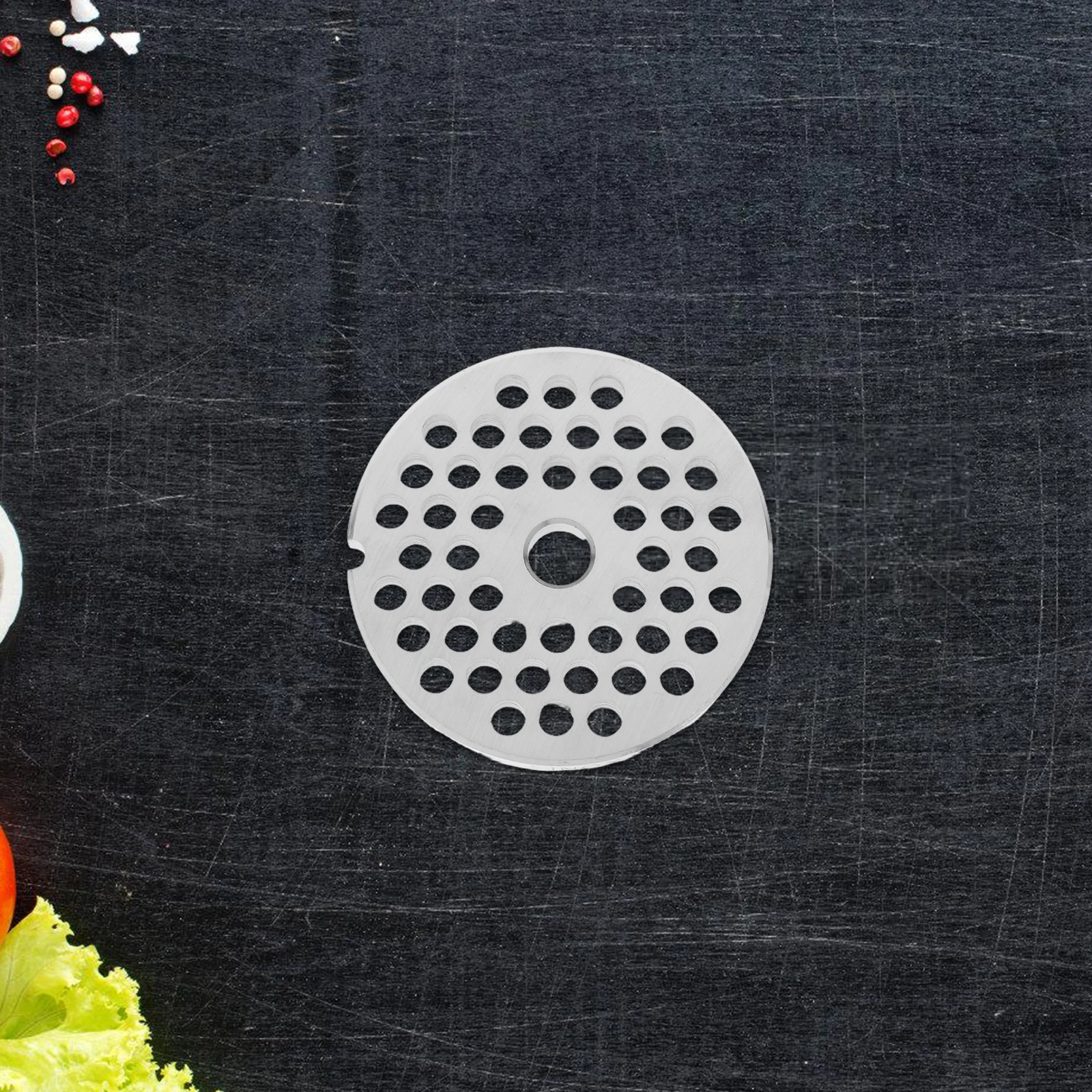

Stainless Steel Meat Grinder Replacement Disc Plate Knife for Sausage Burger Uniform Grinding Universal Fit Mincer Crusher