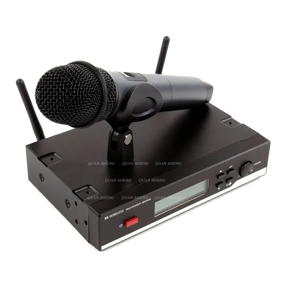 XSW35 Professional True Diversity Uhf Wireless Mic E845 Handheld Dynamic Vocal Microphone for Karaoke Parties Conference