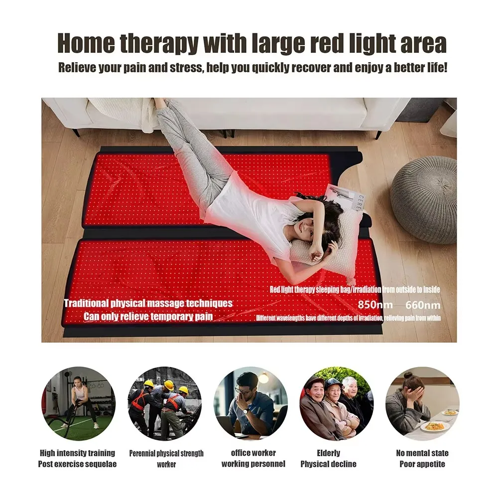 Sous-traitement de couverture complète du corps, soulagement de la douleur Linge, fatigue Médiateur Sub, physiothérapie sorroll