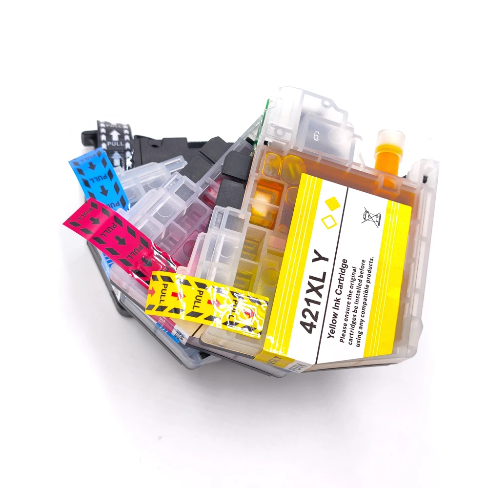 

Европа LC421 LC421XL полностью совместимый картридж с чипом для принтеров Brother DCP-J1050 J1140 MFC-J1010 J1050 J1140 J1010