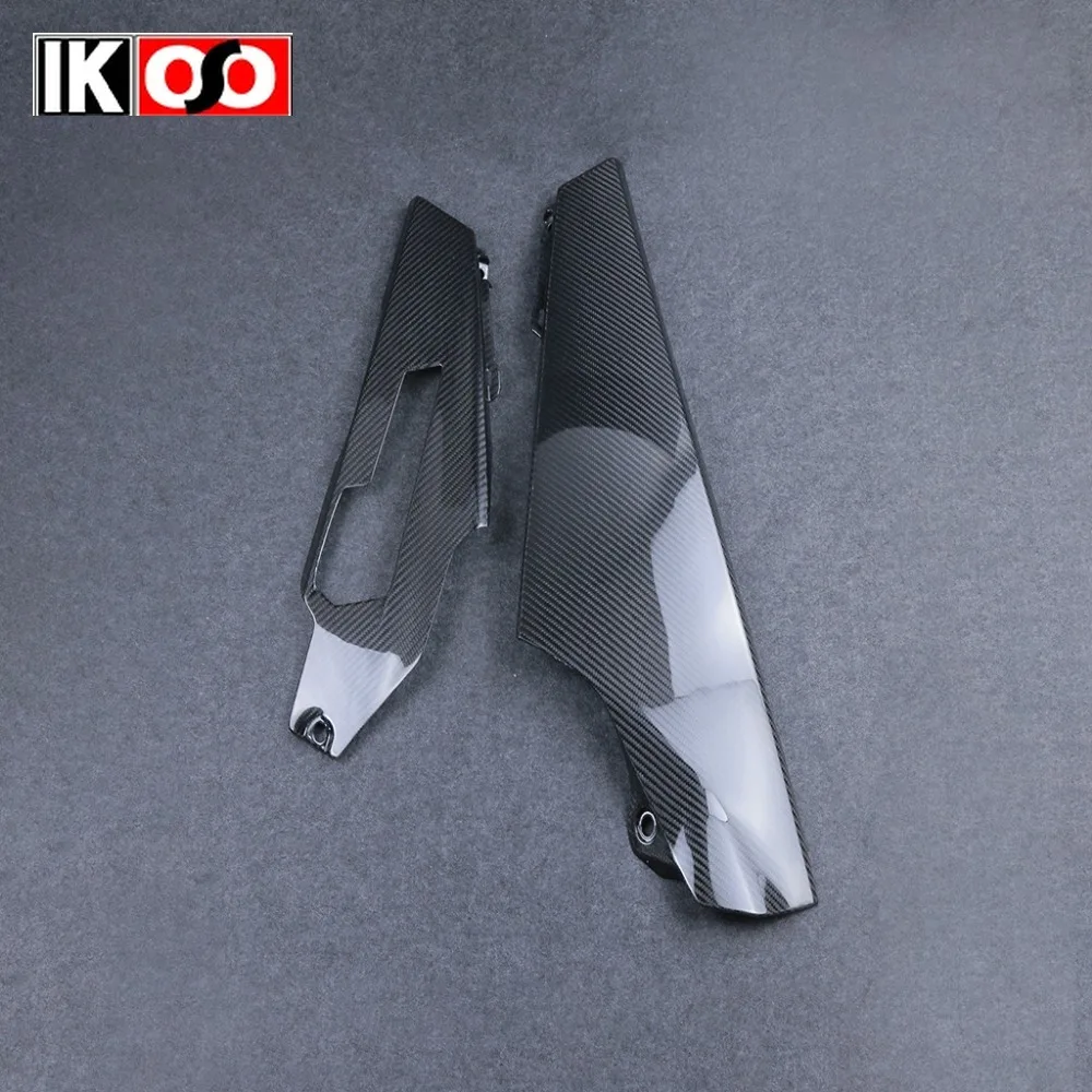 For Suzuki GSX-R 1000 2017+ 100% Pure 3K Full Dry Carbon Fiber Lower Side fairings Belly Pot Motorcycle Modification Accessories