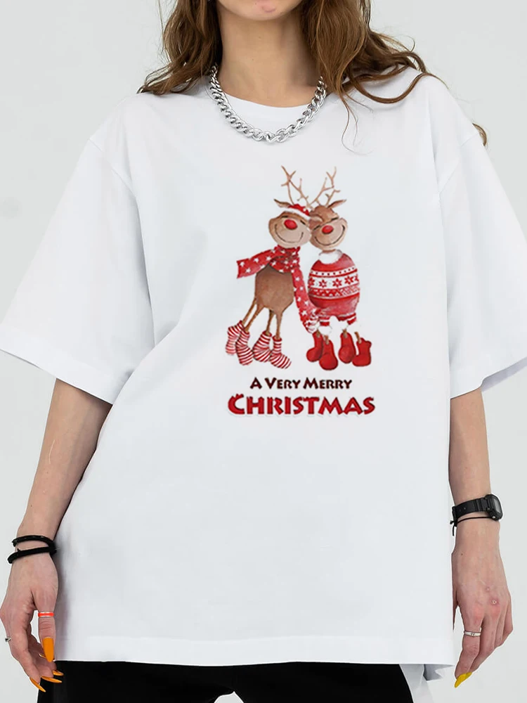 

Merry Christmas Tree Xmas tshirt New Arrival Women T Shirt Printed Short Sleeve Funny Graphic Tee Fashion Female Tee T Shirts