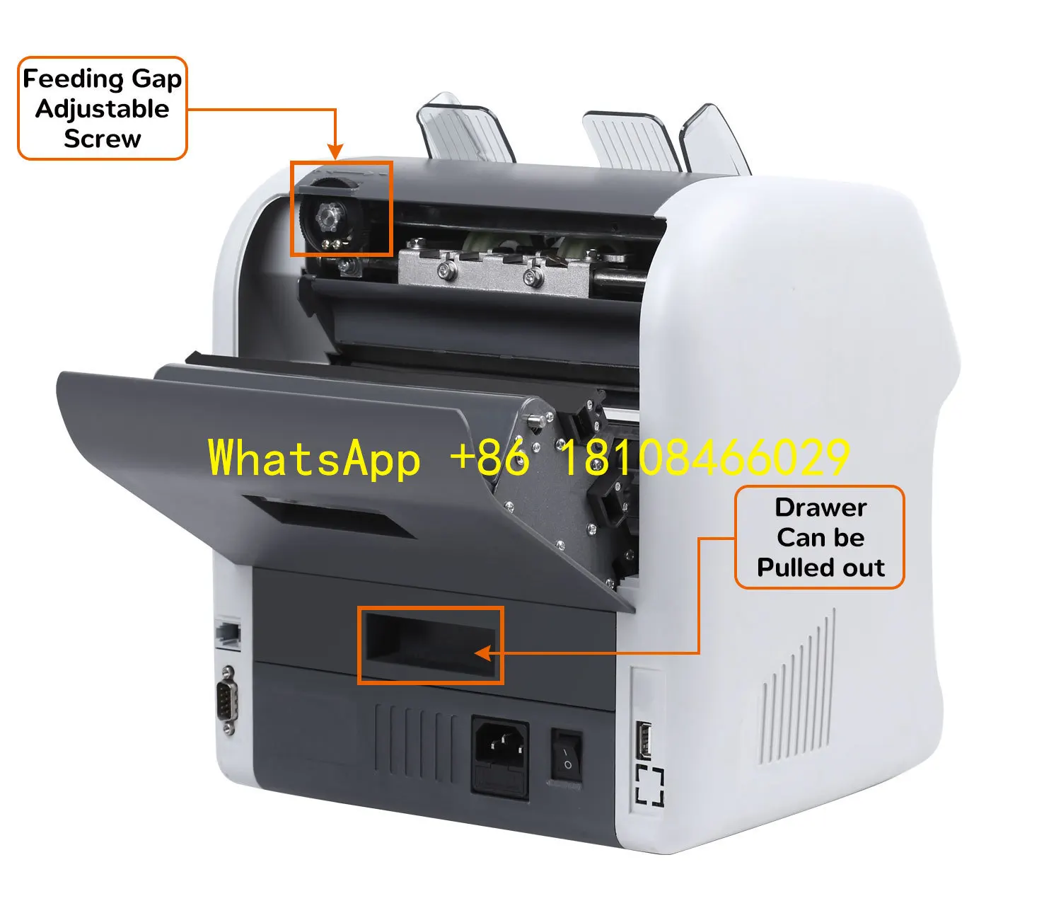 v Counting and Sorting Machine with LED Display for Banks Portable Multi-Currency Automatic Cash