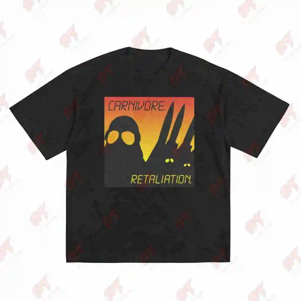 Carnivore Band Rock Album Short Sleeve Tee 100% Cotton T-Shirt