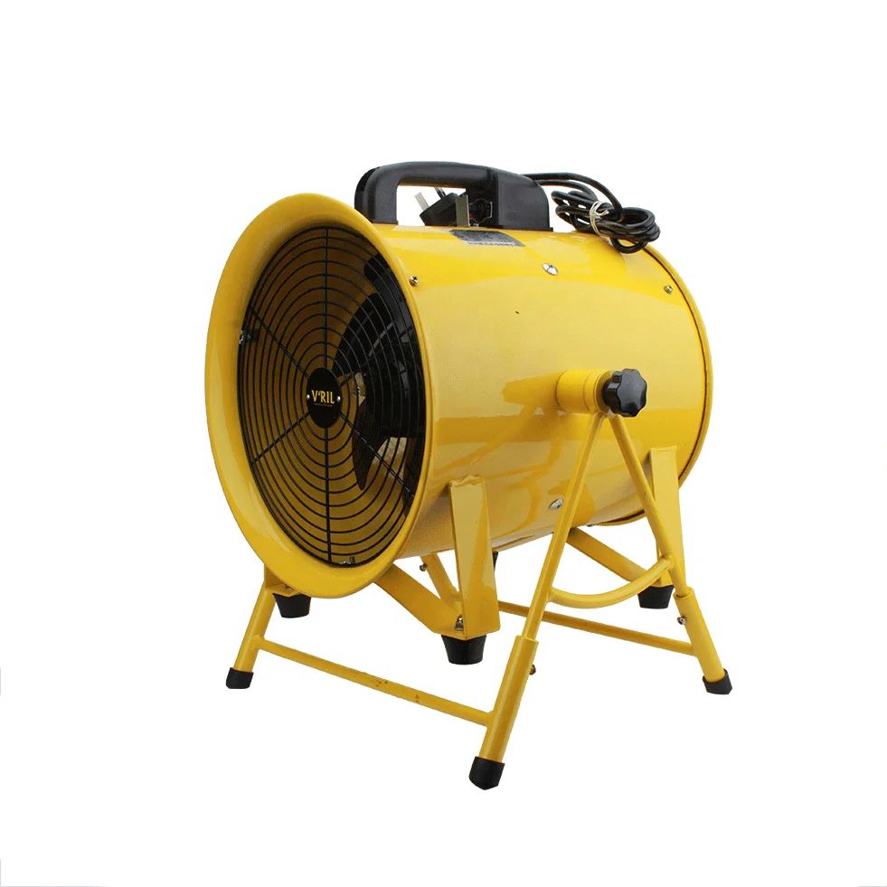 تصميم جديد 350 مم 14 بوصة مروحة دخان محورية محمولة وقابلة للحركة #4