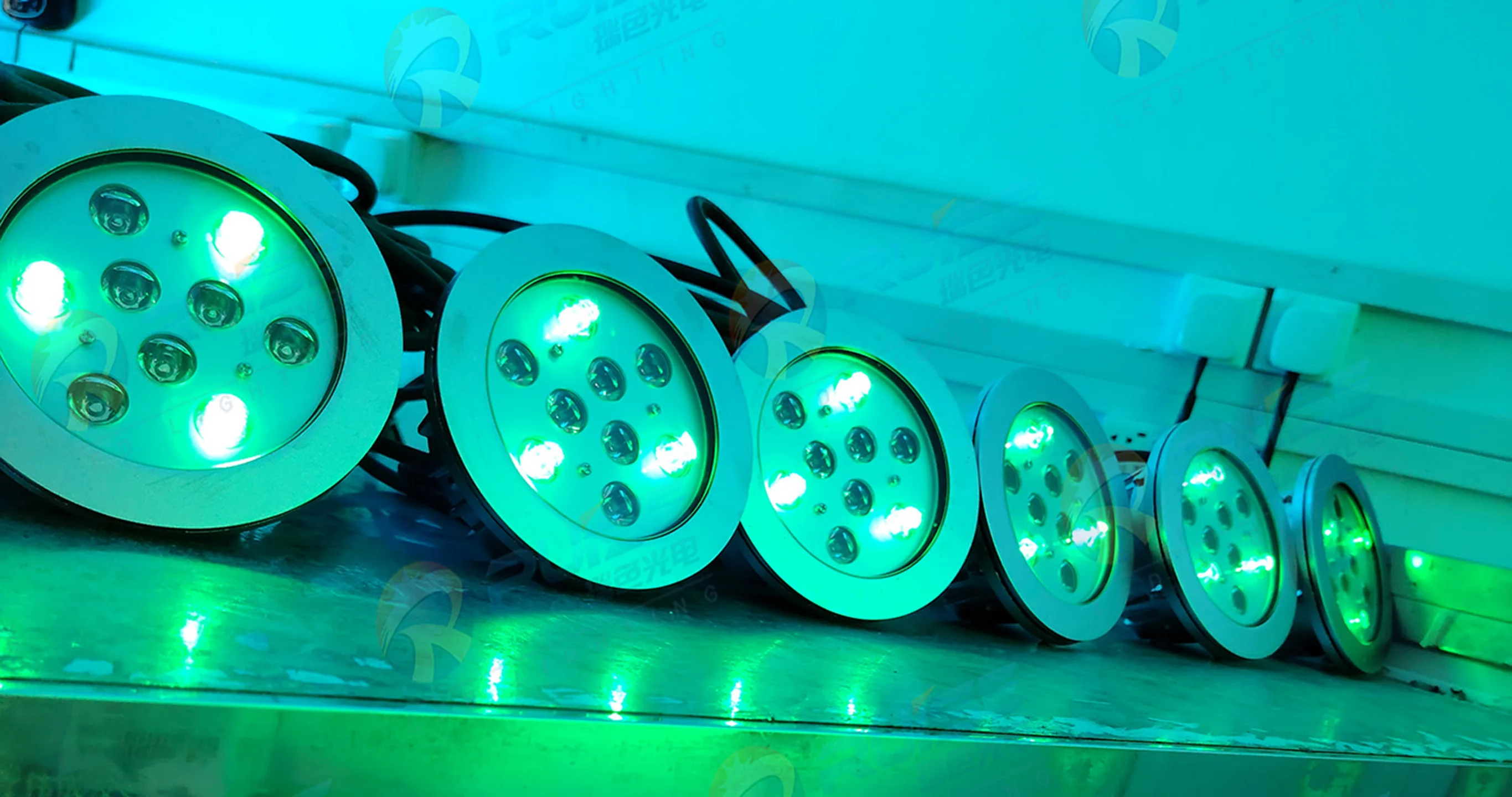 Outdoor IP68 Waterproof RGB Colorful Led High Power 24V 316L SS Garden Pool Landscape Stainless Steel Underwater Spot Light