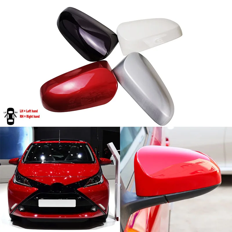 Car Accessories For Toyota Aygo 2014~2020 Rearview Mirror Cover Reverse Mirror Shell Mirror Case Housing