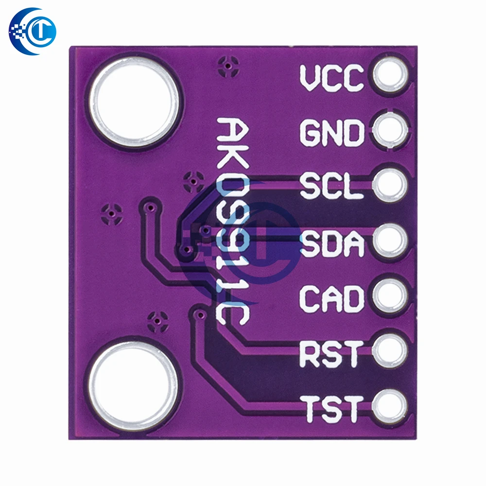 AK09911C 3‑Axis High‑Precision Hall‑Effect Magnetometer, Geomagnetic‑Sensor Drone Attitude‑Detection Module