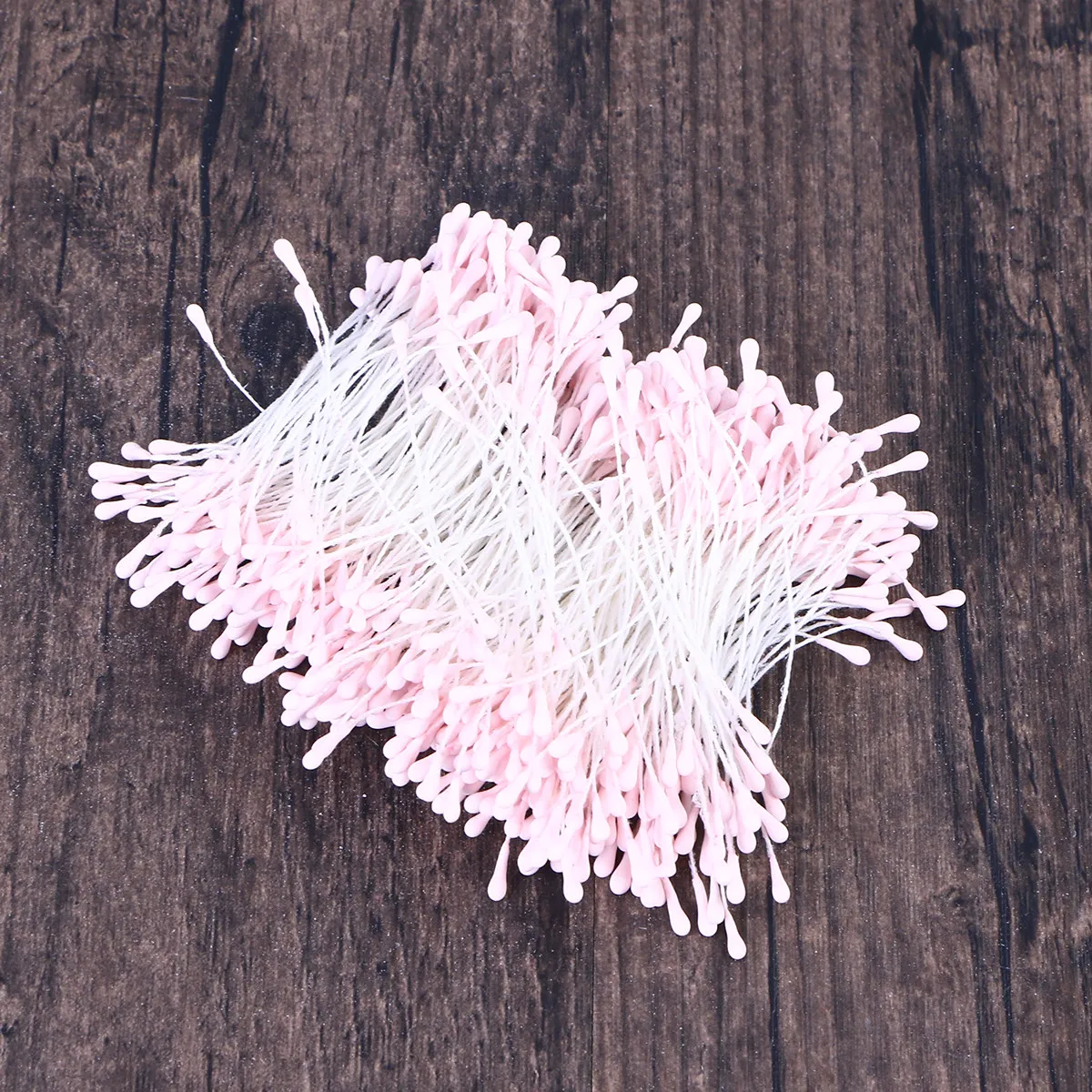 400Pcs Double-Ended Artificial Pearl Floral Buds for Flower Making Craft Projects Gift Wrapping Party Decorations