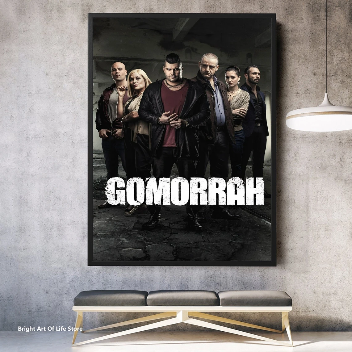 Gomorrah Poster Star Actor TV Series Canvas Poster Photo Print Wall Painting Home Decor (Unframed)