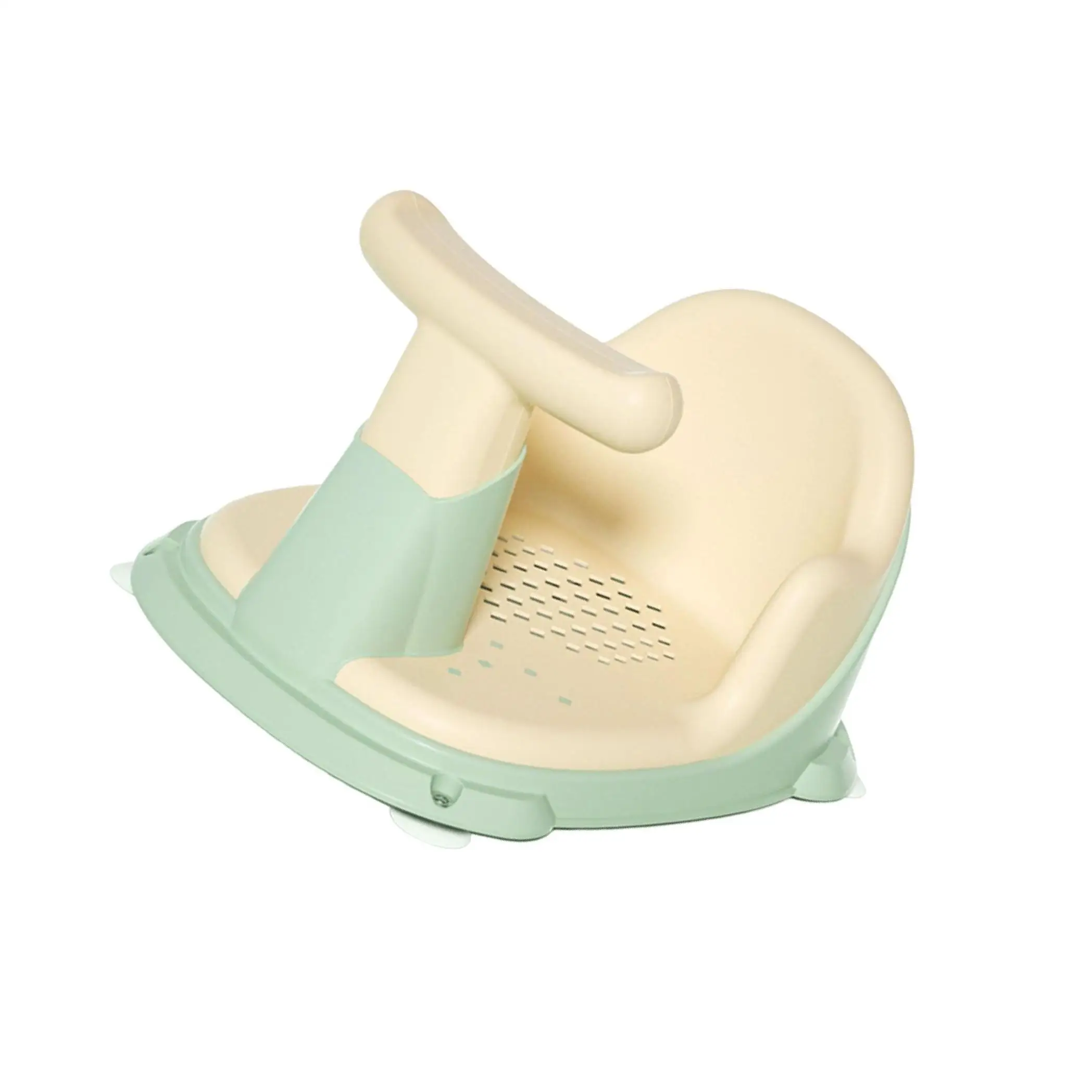 Cute Bath Tub Seat Non Slip Support Chair with Suction Cup for Baby Bathroom Blue