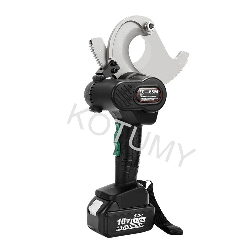 

Rechargeable Electric Ratchet Cable Cutting EC-50M/65M Handheld Lithium Battery Copper Aluminum Cable Steel Core Ratchet Cutter