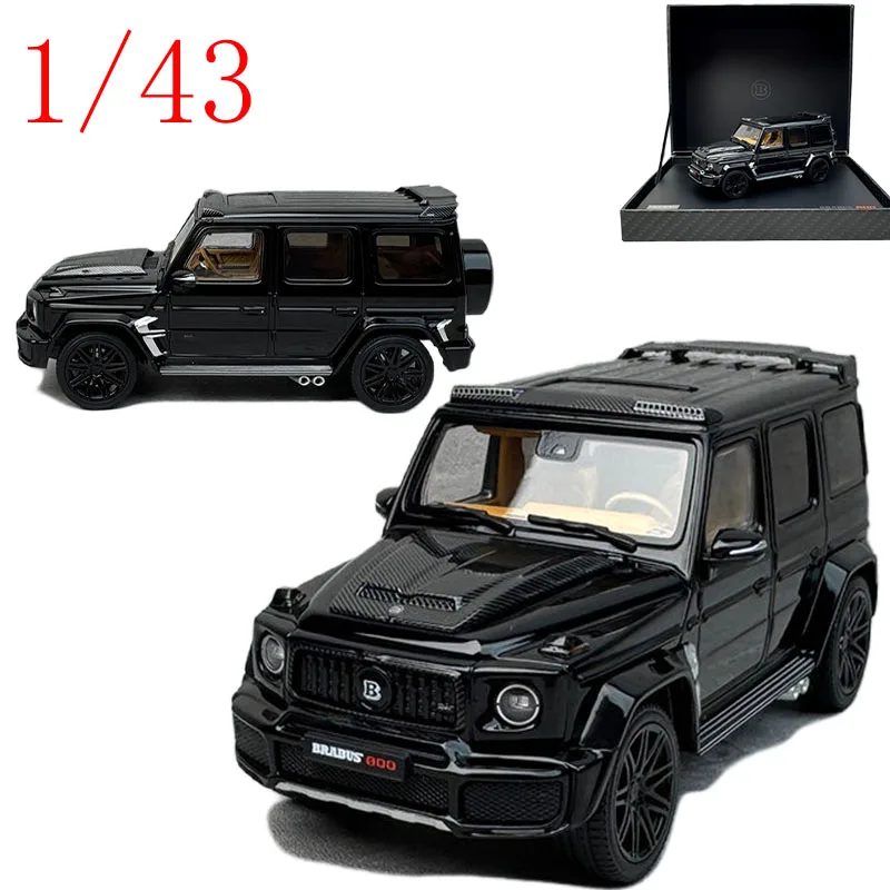 

AR литой под давлением масштаб 1/43 Mercedes-AMG G63 Brabus 800/550 Adventure Kit Edition, модель автомобиля из сплава, игрушки для мальчиков, подарочная модель автомобиля