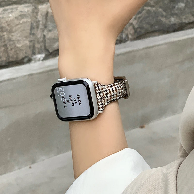 Slim Apple Watch Band, Compatible with Apple Watch 38/40/41mm, Women's Fashion Replacement Band, Compatible with iWatch 98765432