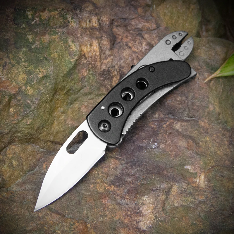 

Korknife Многофункциональный мини-гаечный ключ, плоскогубцы, отвертка, многофункциональные плоскогубцы из нержавеющей стали, складной универсальный портативный гаечный ключ