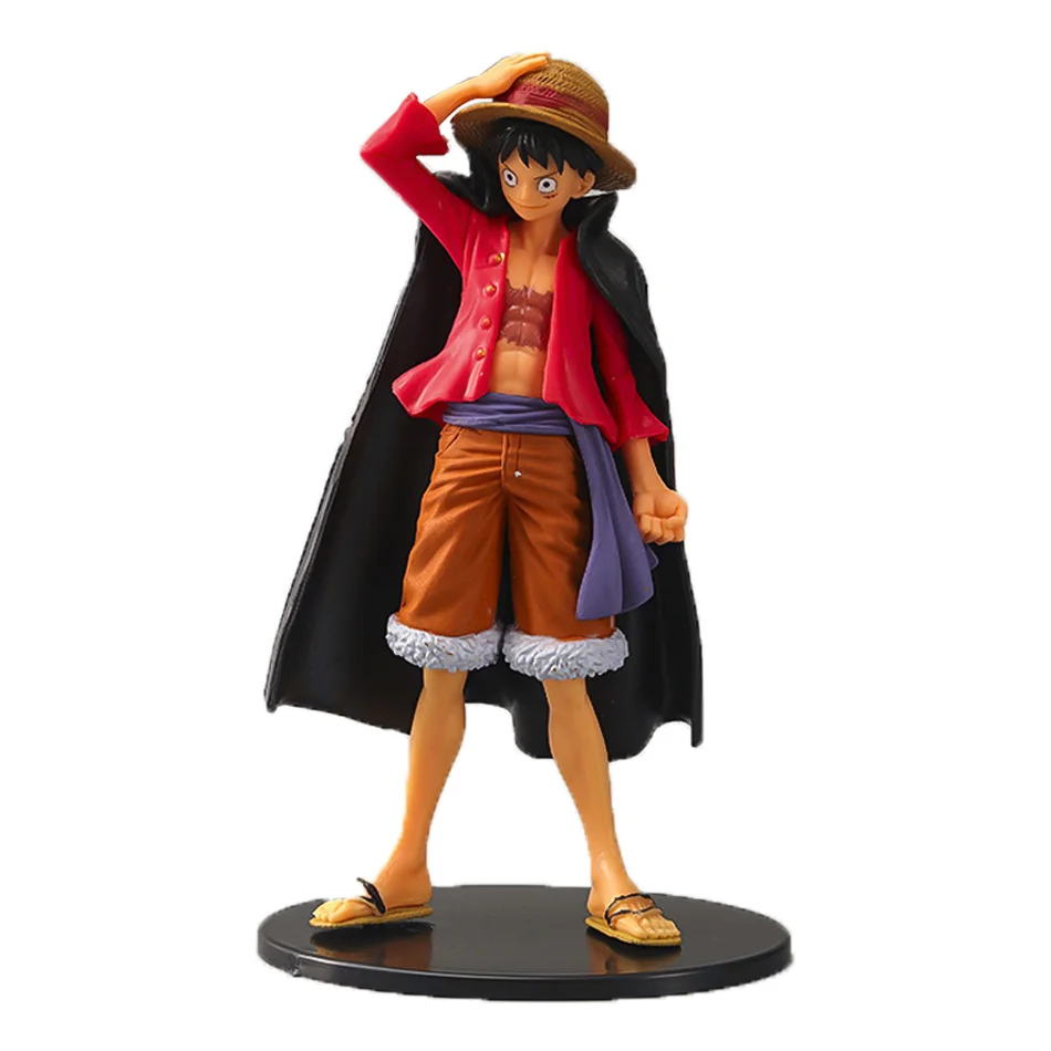 3 قطعة 16-21 سنتيمتر قطعة واحدة أنيمي الشكل الدائمة لوفي عباءة معركة عمل تمثال بولي كلوريد الفينيل نموذج دمية جمع لعب طفل هدية في المخزون