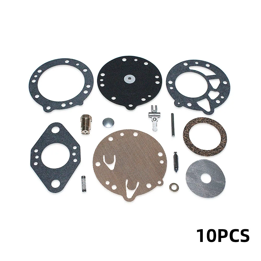 10pcs/lot Carburetor Repair Kit For Tillotson RK-114HL HL-166C HL-351A HL-352A HL-392A Replacement Spare Part Carb