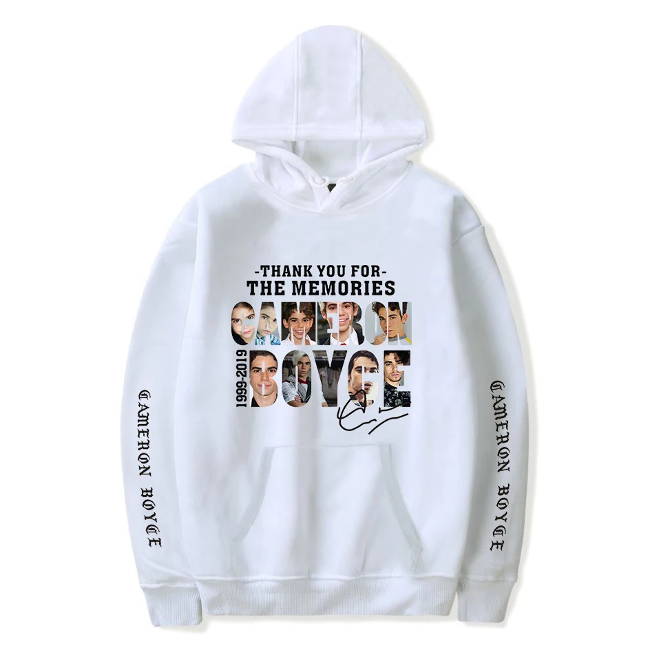 Cameron Boyce Hoodie White Long Sleeve Snug Fashion Men Women Couples Couples Hoodies Cameron Boyce Pullover Winter Autumn Top