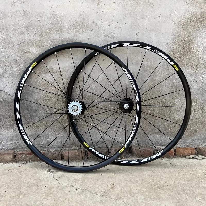 Bike Wheels Aluminum Alloy 20-24H Fixed Gear Wheelset Single Speed Fixie Bicycle Cycling Parts