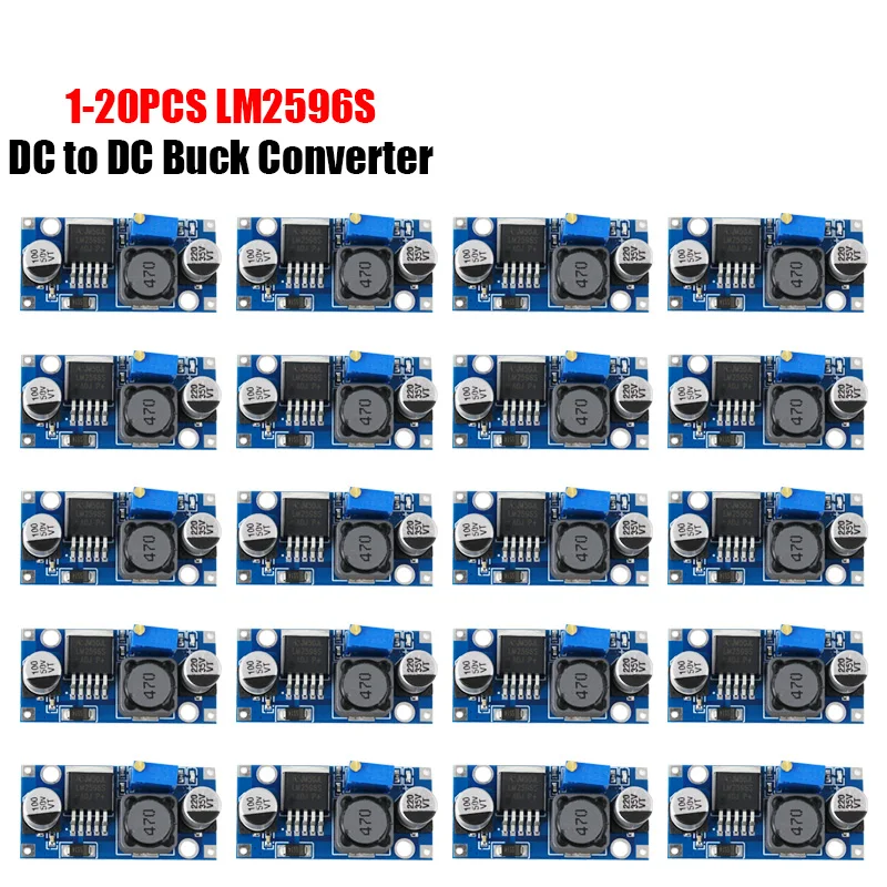 LM2596 DC to DC Buck Converter 3.0-40V to 1.5-35V Power Supply Step Down Module LM2596 LM2596 DC