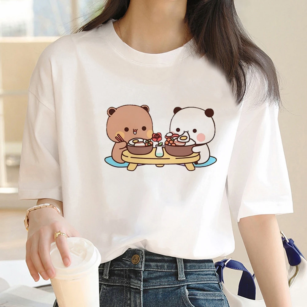 

Bubu Dudu tshirt women comic funny designer Tee girl designer streetwear anime clothing