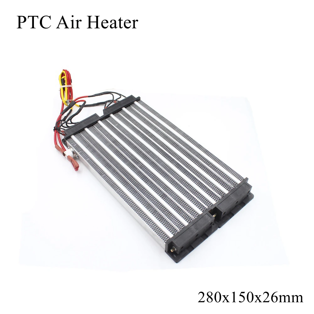 

280x152mm 12V 110V 220V PTC Ceramic Air Insulated Electric Heater Constant Thermostatic Heating Chip Incubator Outdoor Car Motor