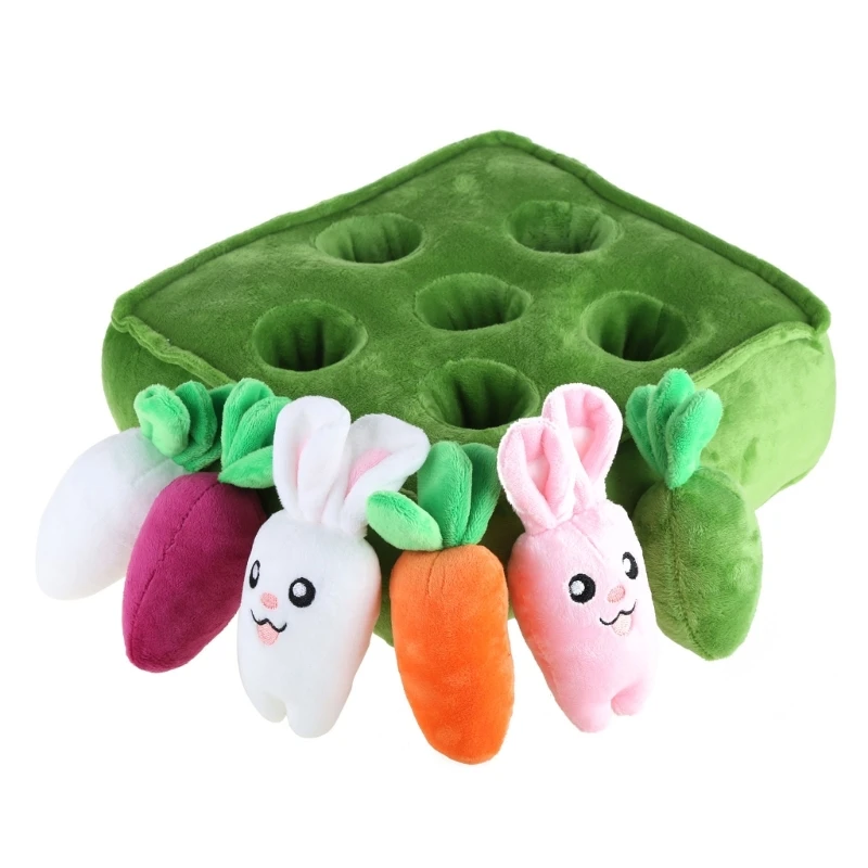 Montessori Toy for 3 Years Old Carrot Harvest Game Plush Toy for Kids Stem Toy